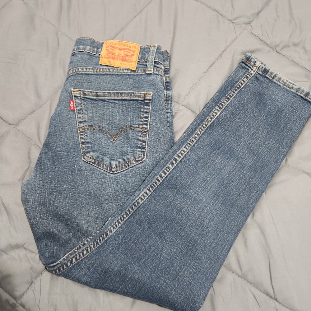 Levi's 511 Slim Fit Jeans Men's 30x30 Mid Rise Blue Stretch Denim Casual
